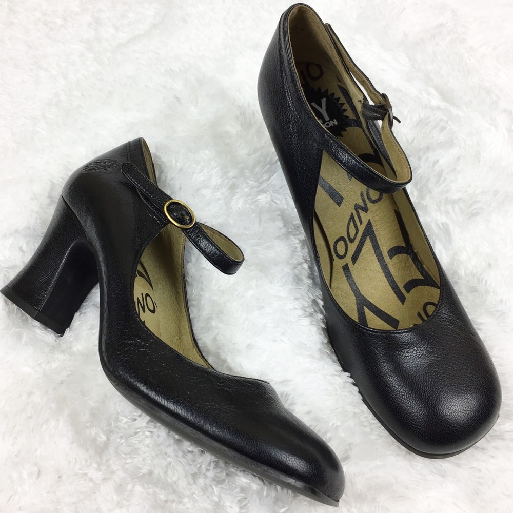 Fly London Black Heels Size 40